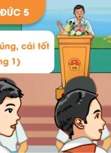 Em bảo vệ cái đúng, cái tốt (Tình huống 1) - Đạo đức 5  -  Hoc10